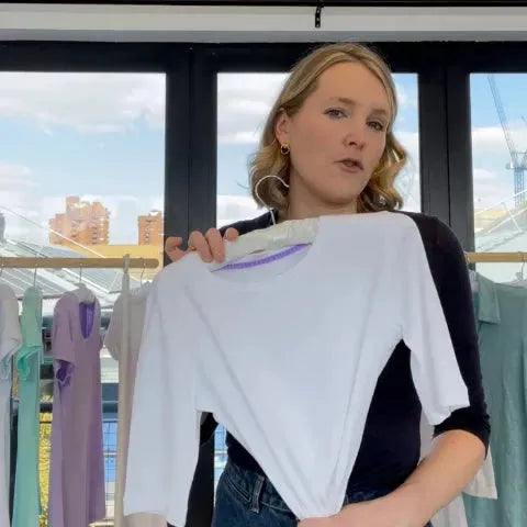 Isobel Ridley talking through the Lavender Hill collection