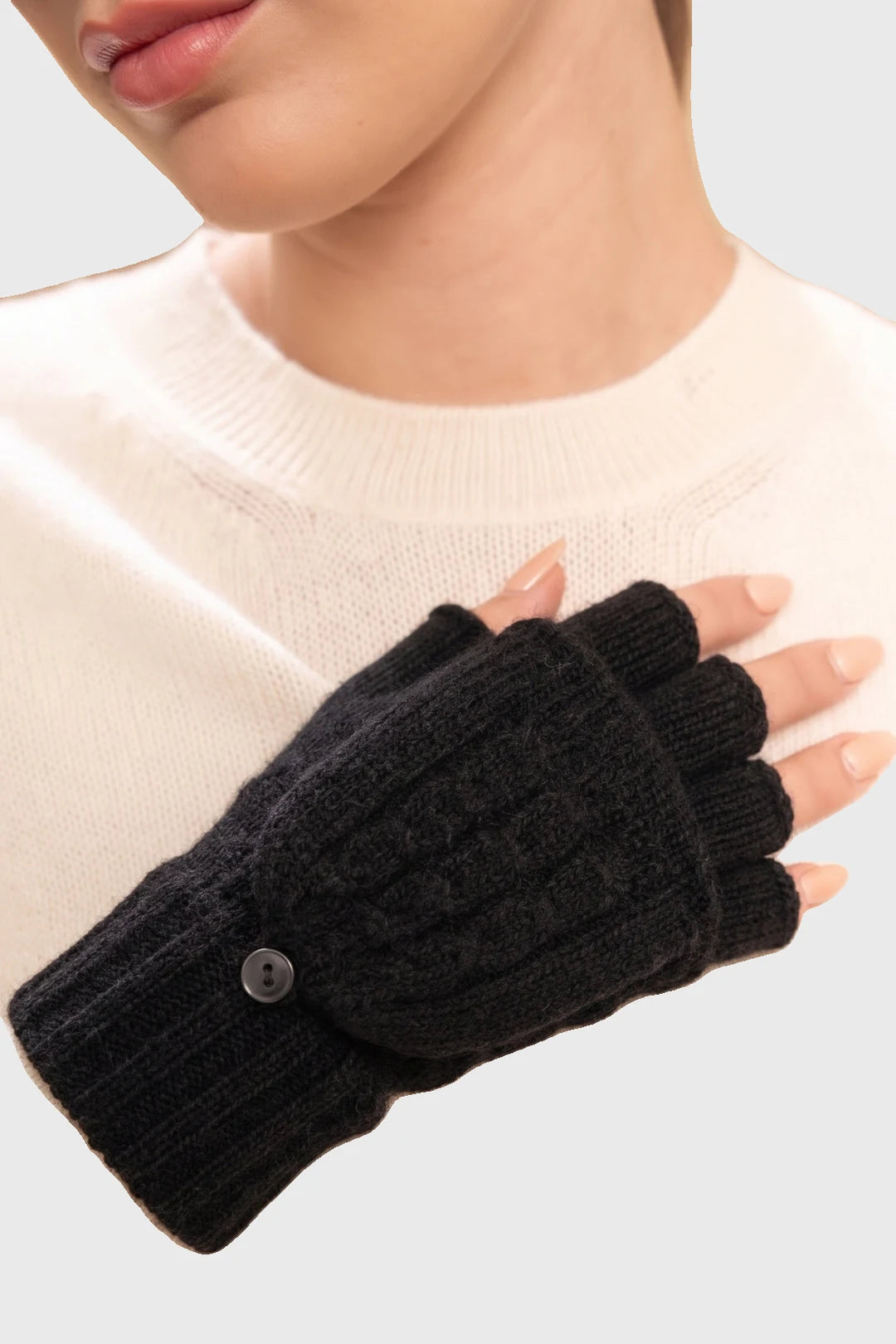 Baby Alpaca Convertible Mittens