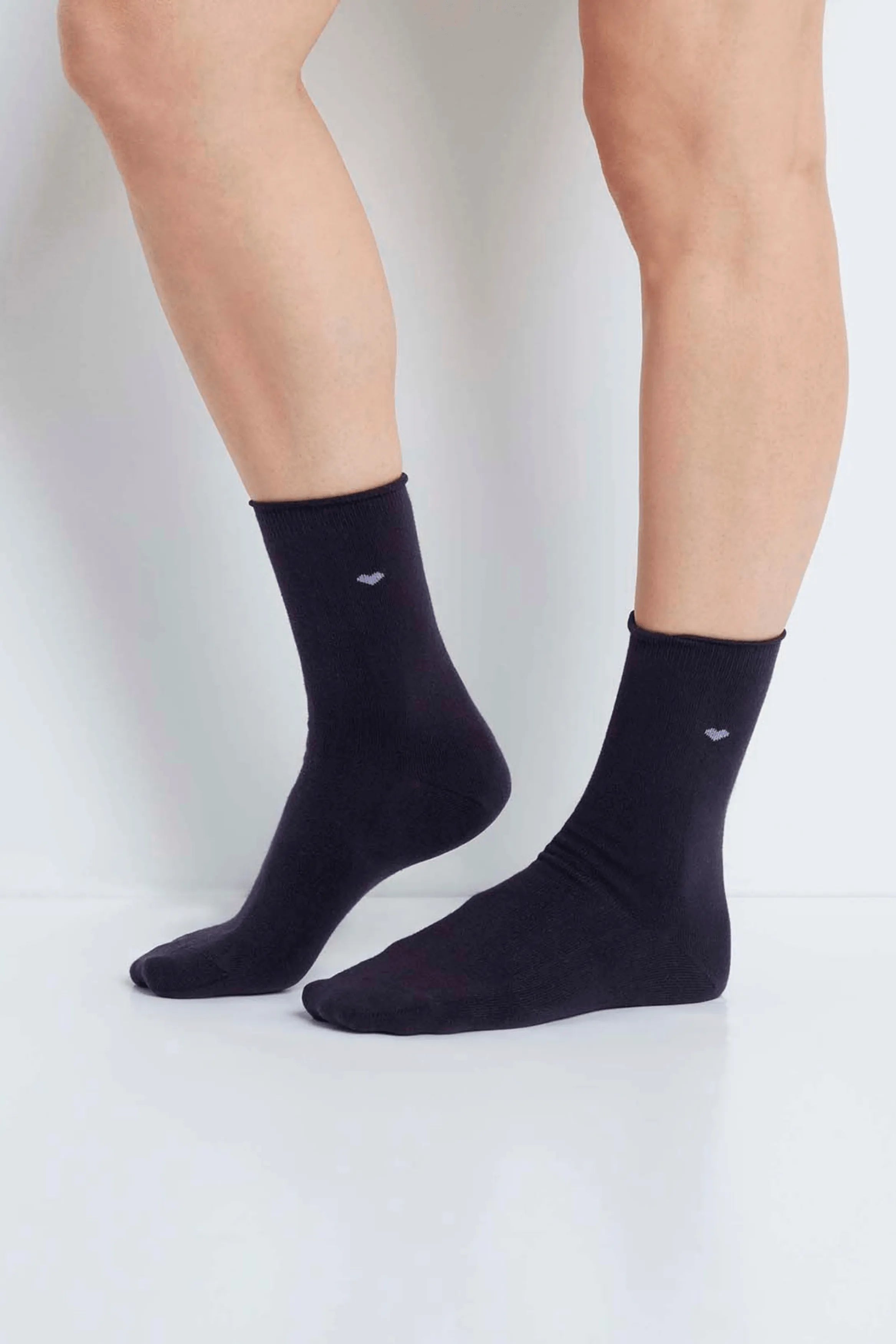 Heart Cotton Socks Socks Lavender Hill Clothing