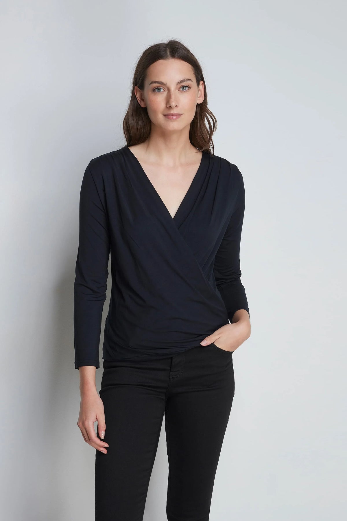 The Soft Lounge Pairing: wrap top