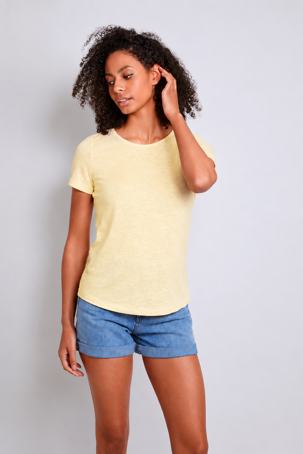 Leinen-T-Shirt