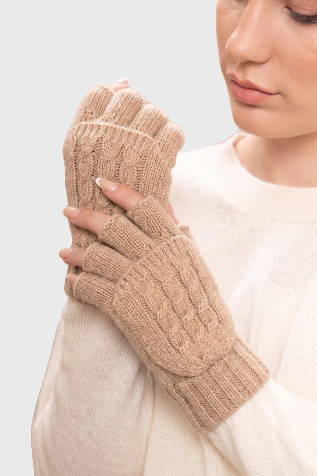 Baby Alpaca Convertible Mittens