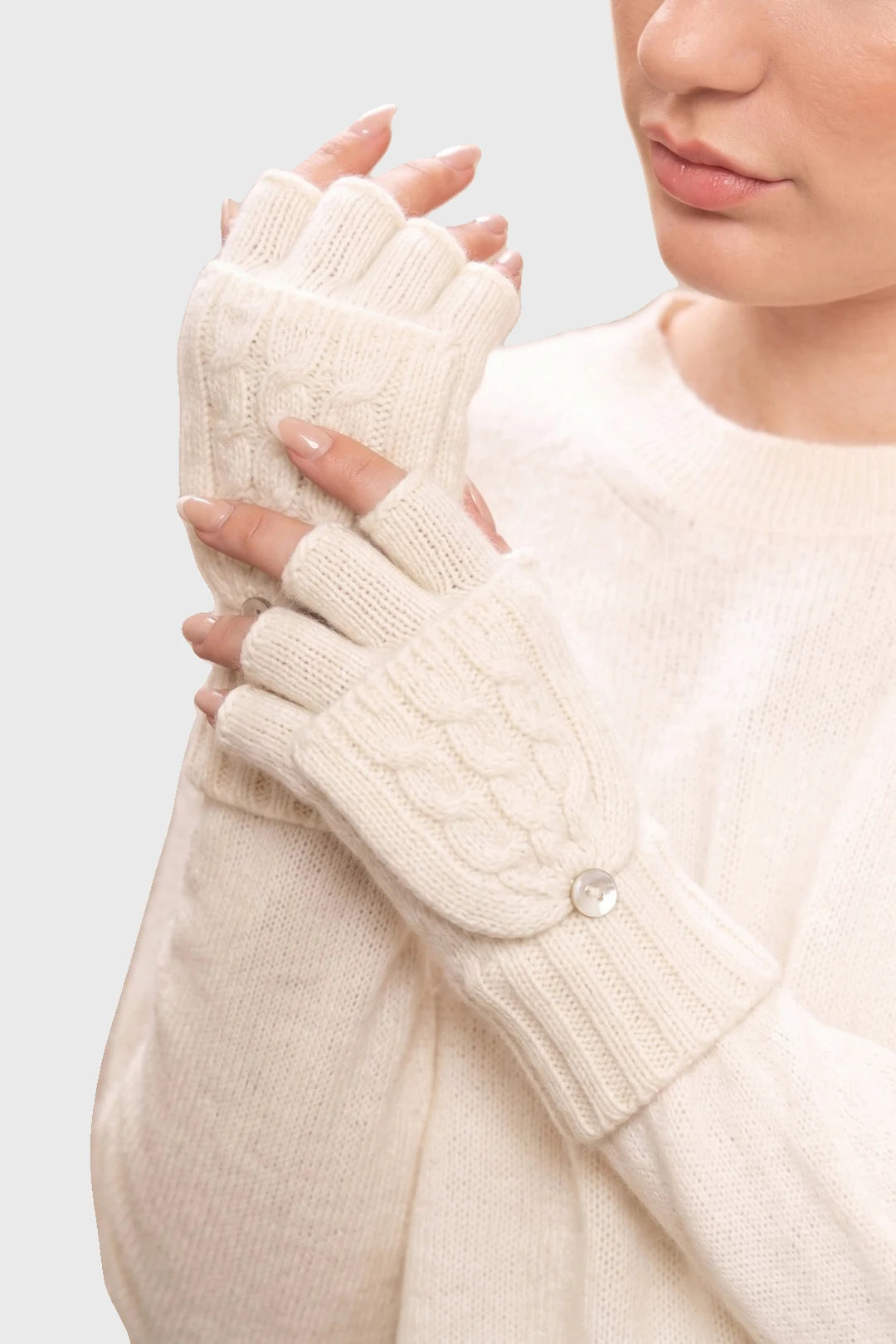 Baby Alpaca Convertible Mittens