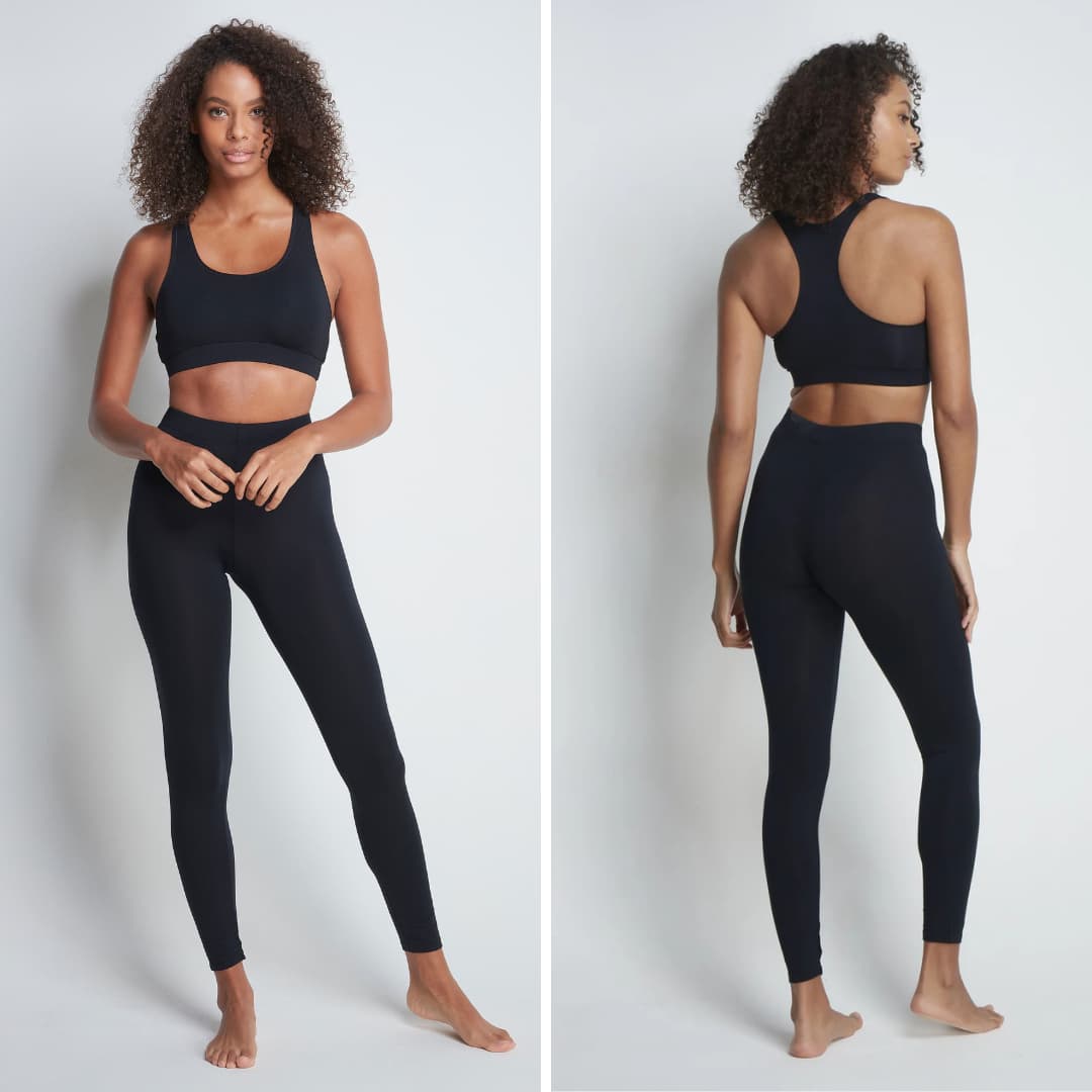 Women's black leggings