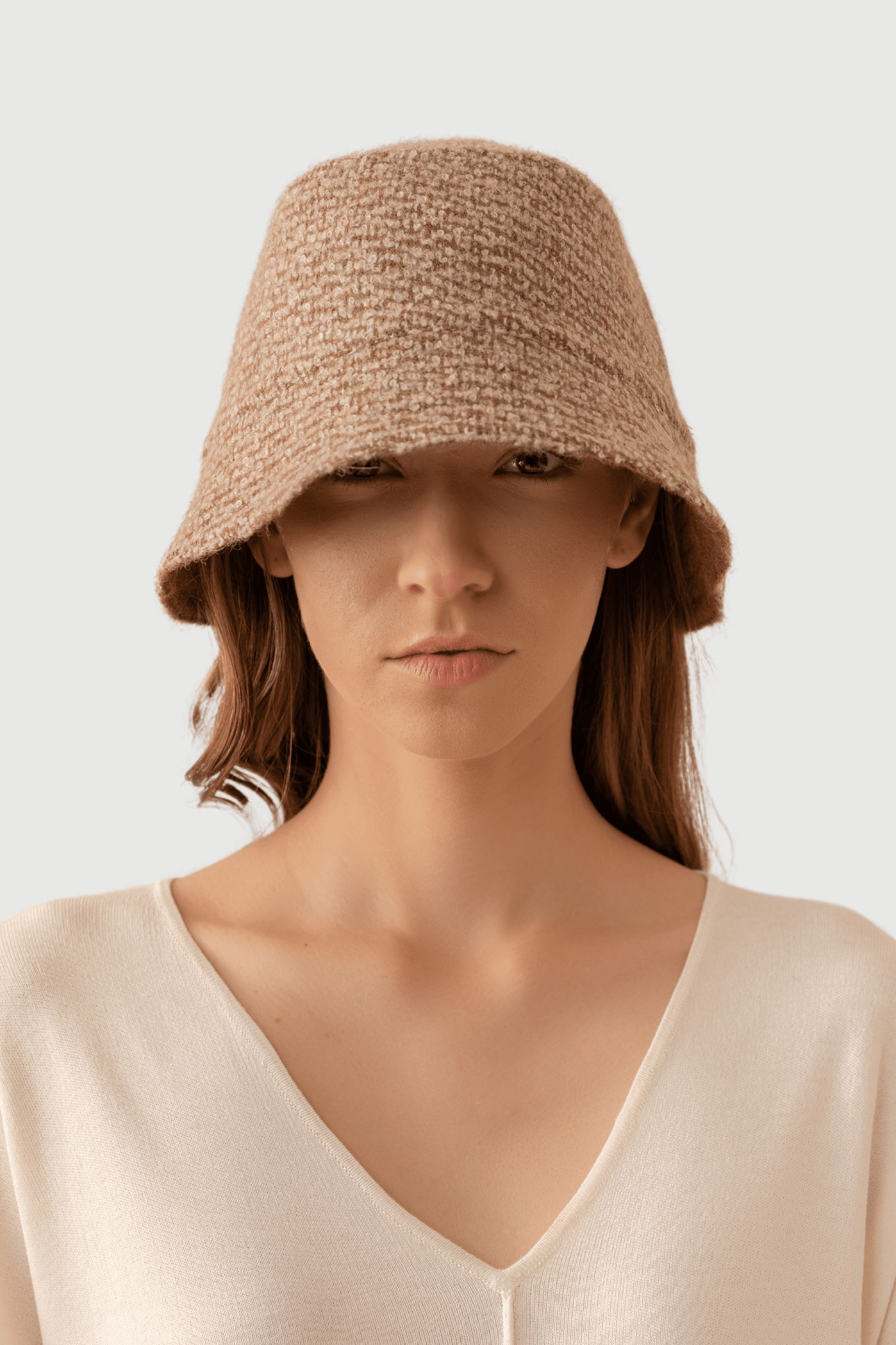 Reversible Bucket Hat Women's Cashmere Accessories Lavender Hill