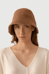 Reversible Bucket Hat Women's Cashmere Accessories Lavender Hill