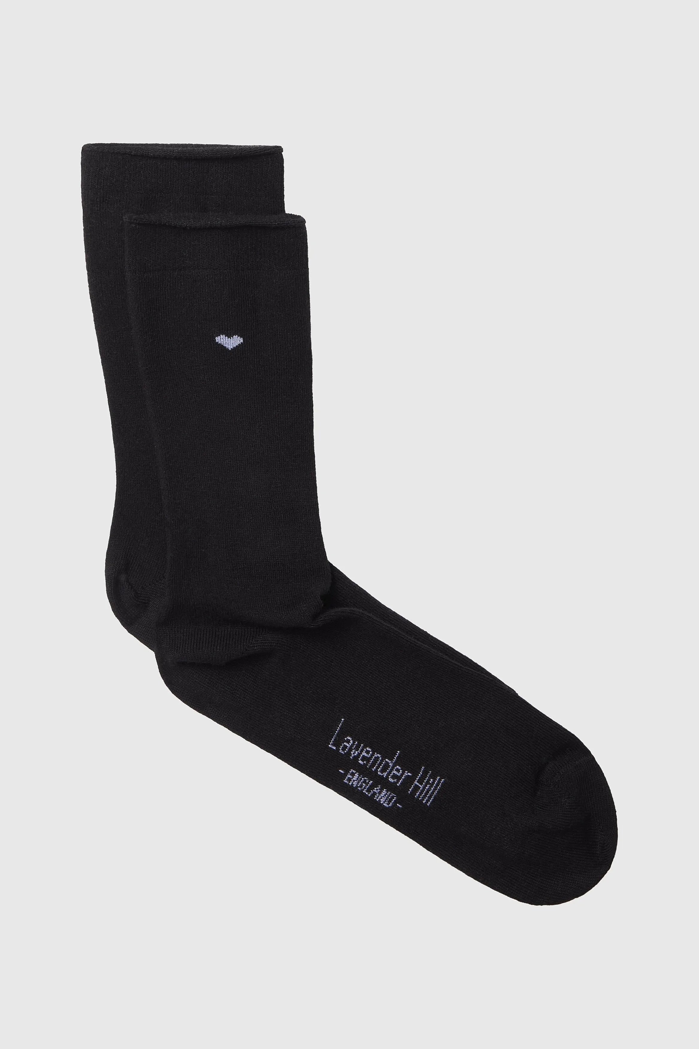 Heart Cotton Socks Socks Lavender Hill Clothing
