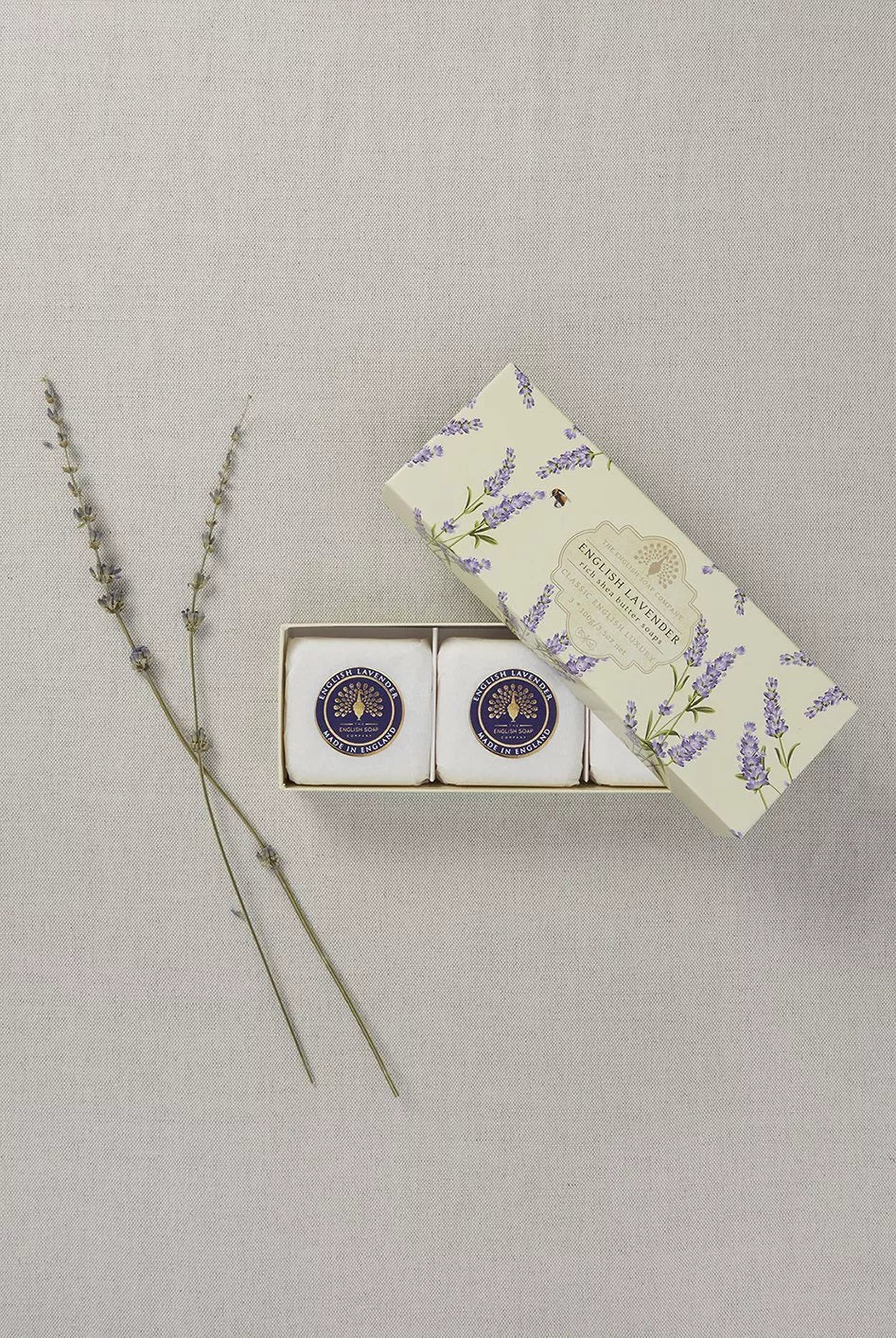 The Soft Night In Gift: lavender soap gift set