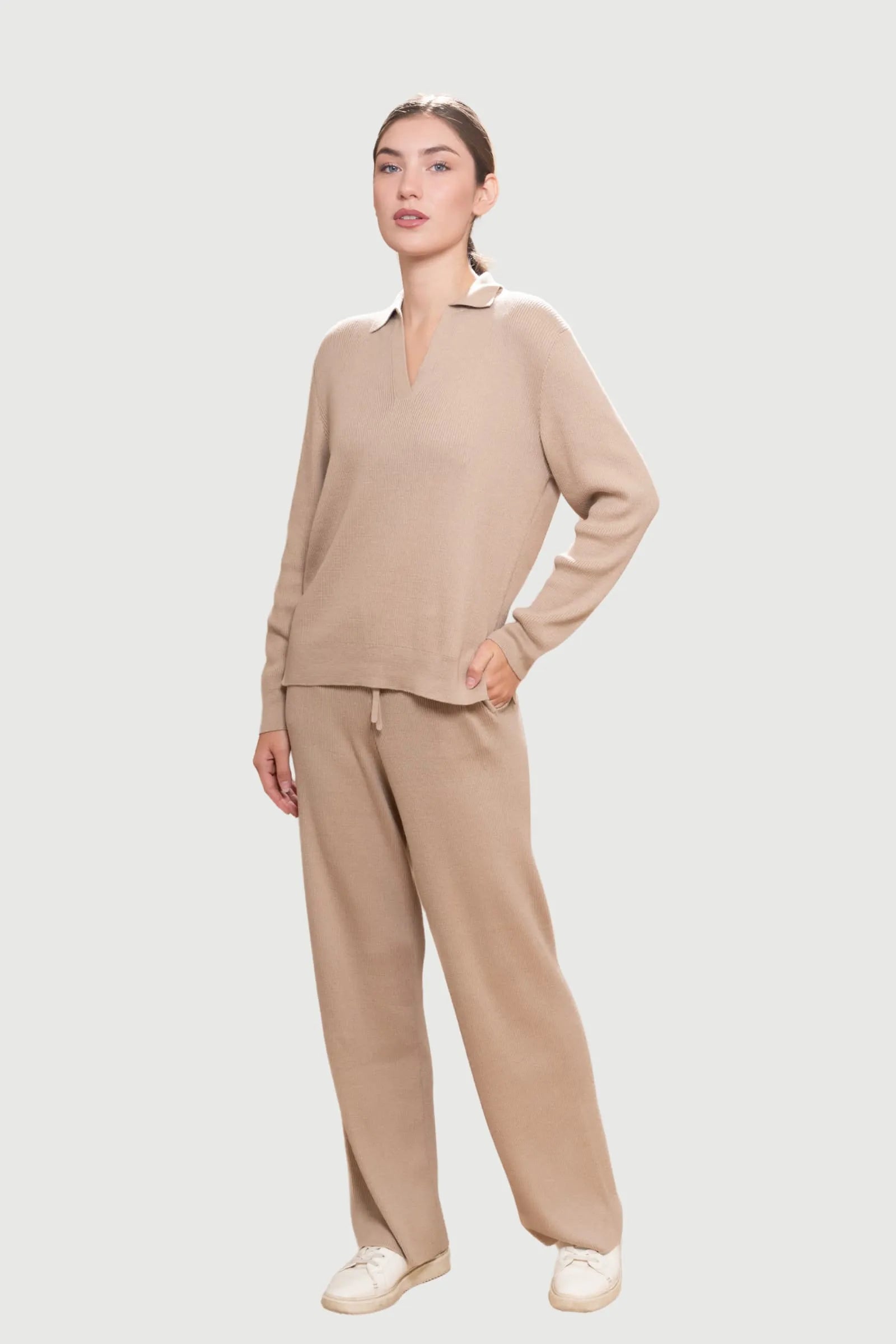 Ribbed Lounge Trousers, Women's Jumpers, Hoodies, Lavender Hill Clothing