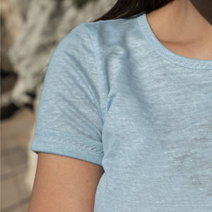 Quality womens linen t-shirt