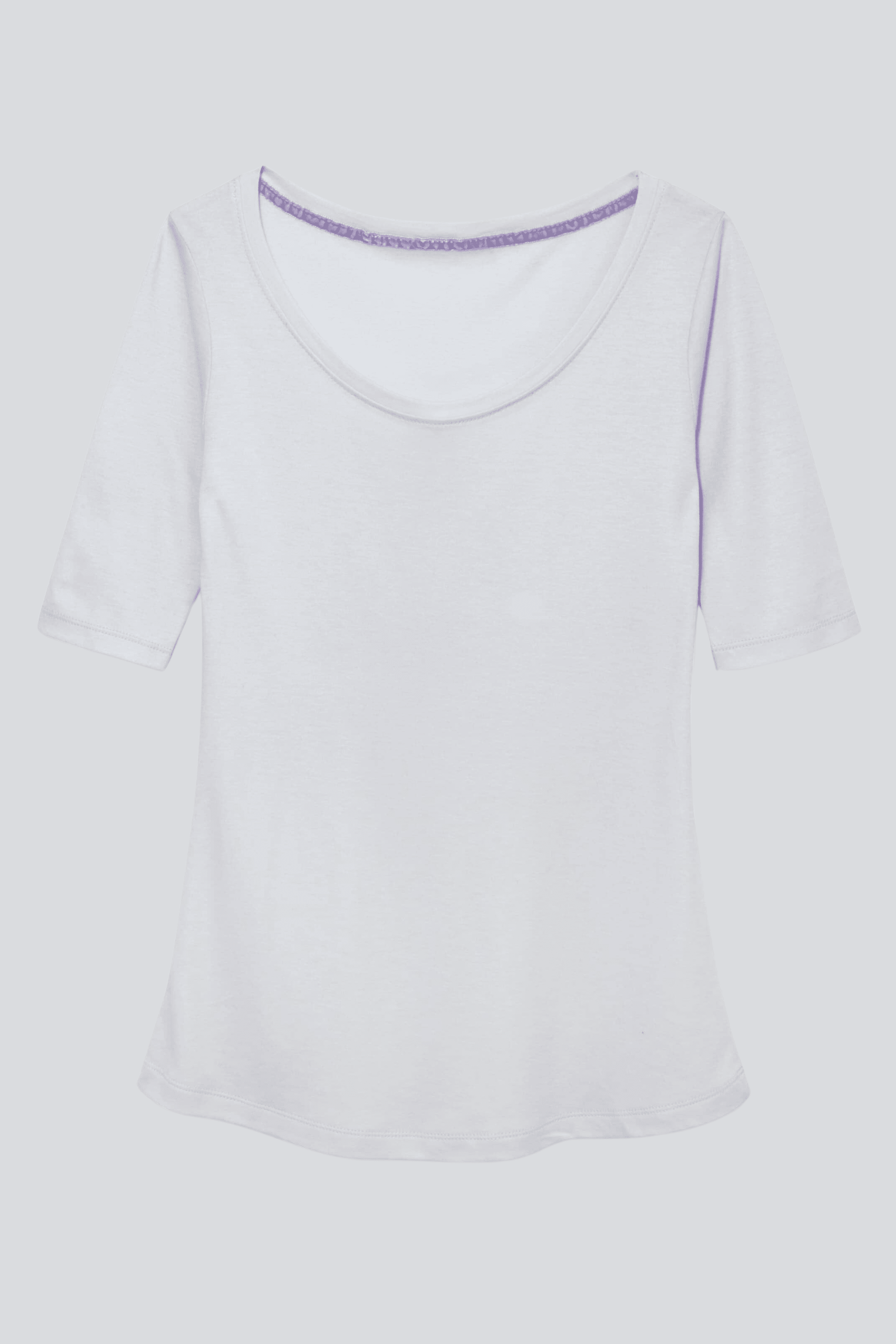 Half Sleeve Scoop Neck T-Shirt Women's Half Sleeve T-shirt Lavender Hill