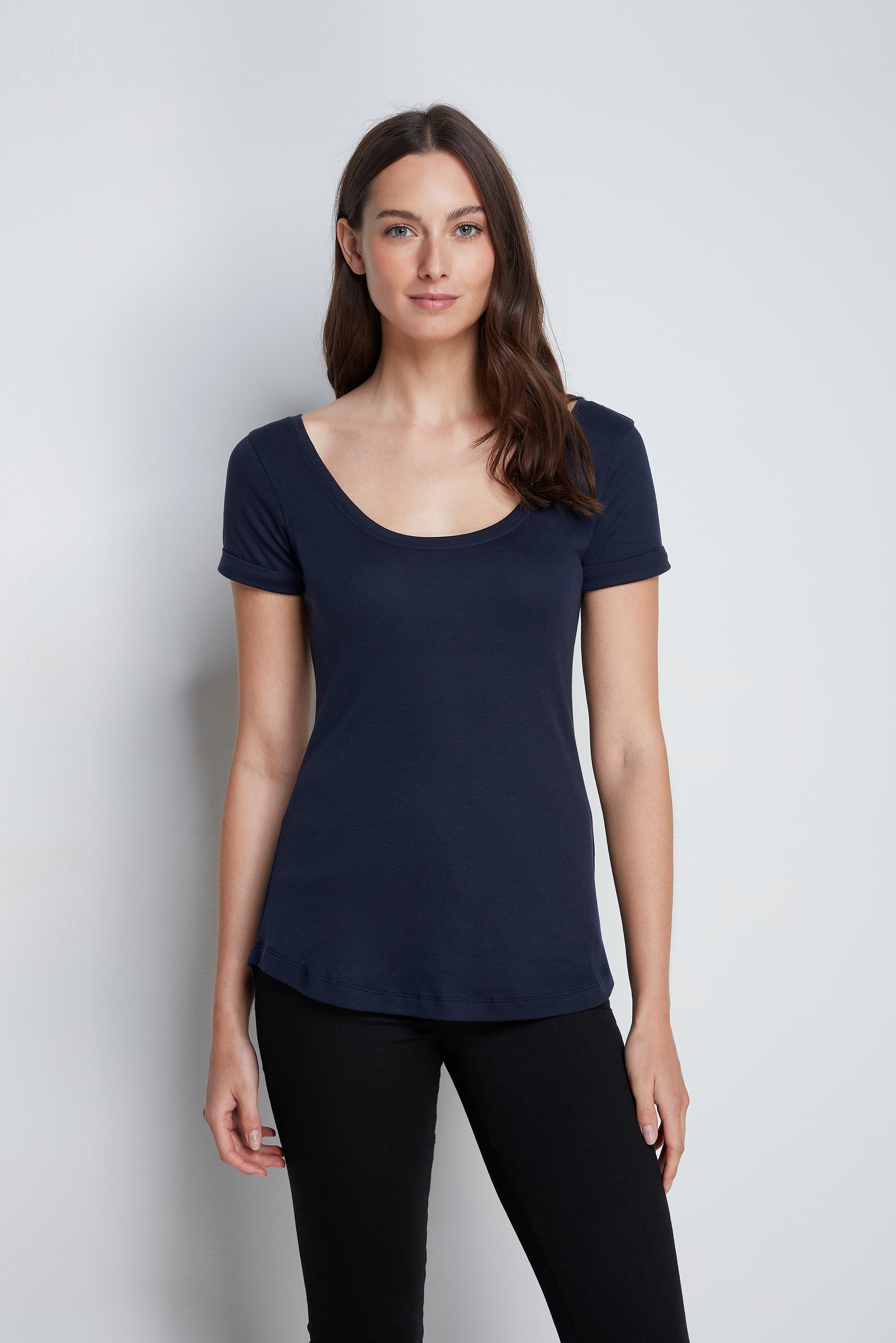 Boat neck t outlet shirt women's