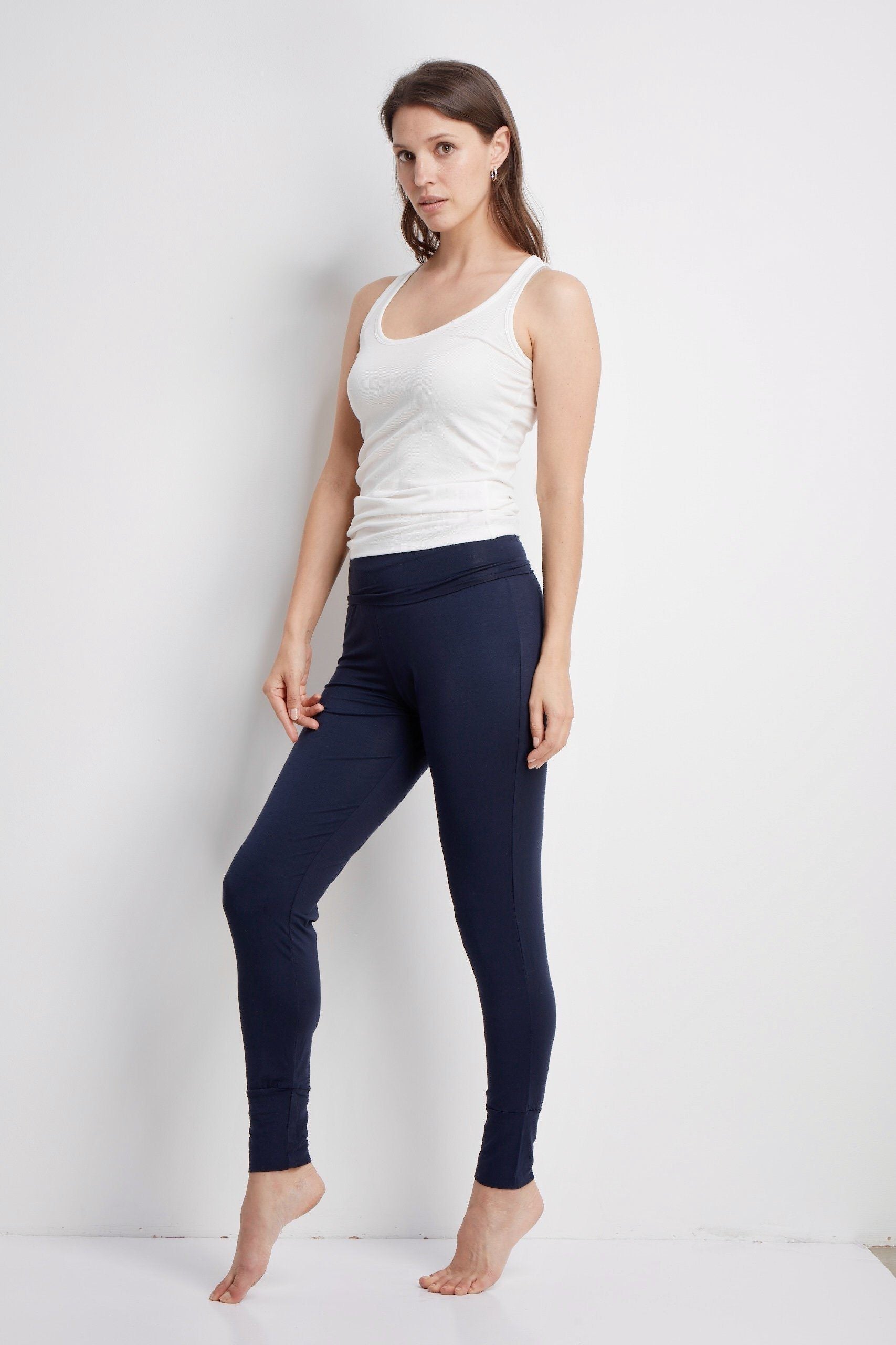 Micro Modal Yoga Trousers Trousers / Leggings Lavender Hill Clothing